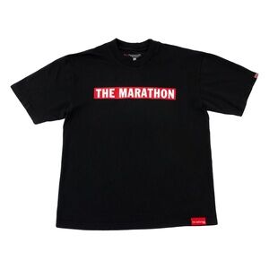 The Marathon Clothing Black and Red Tee